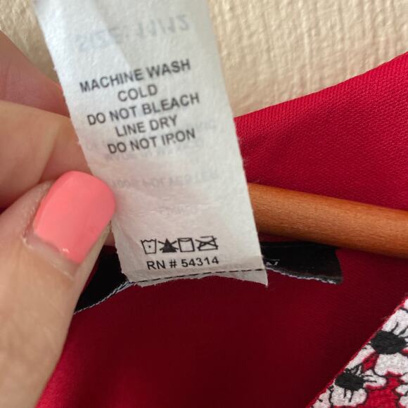 B. Darlin Dress Junior Red Long Sleeve Daisy Tiered Ruffle V-Neck Swing Sz 11/12 - Picture 6 of 11